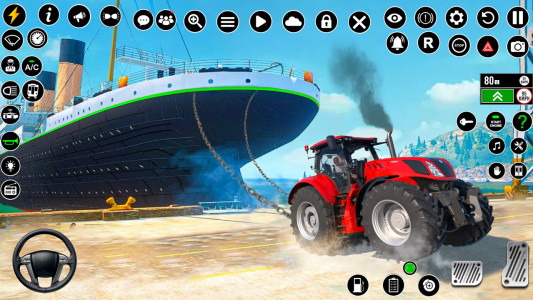 اسکرین شات 1 بازی Heavy Tractor Pulling Games 3D