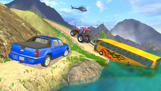اسکرین شات بازی Heavy Tractor Pulling Games 3D 3