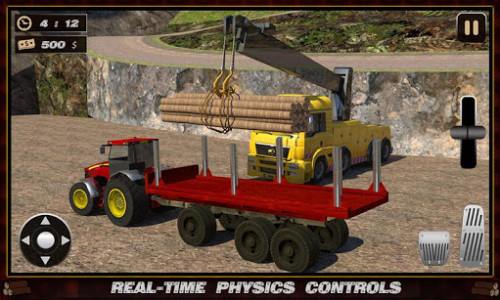 اسکرین شات بازی Log Transporter Crane Driver 5