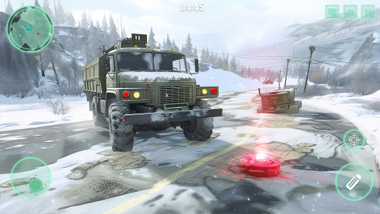 اسکرین شات 2 بازی Army Vehicle Cargo: Truck Game