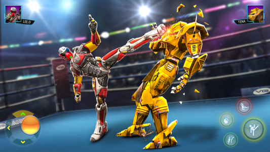 اسکرین شات 1 برنامه Robot Fighting Game 3D