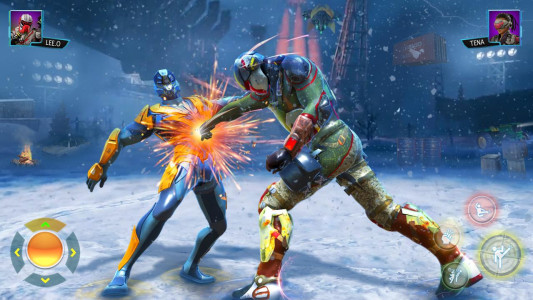 اسکرین شات 3 برنامه Robot Fighting Game 3D