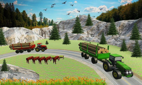 اسکرین شات بازی Heavy Duty Tractor Cargo Transport 3D 3