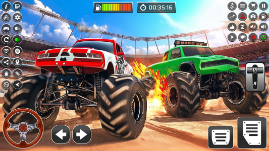 اسکرین شات 5 بازی Monster Truck Stunt Truck Game