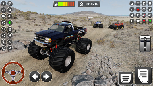 اسکرین شات 4 بازی Monster Truck Stunt Truck Game