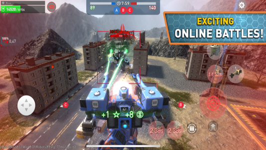 اسکرین شات 2 بازی World Of Robots