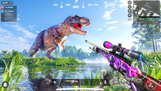 اسکرین شات 4 بازی Dino Hunting: Dinosaur Game 3D
