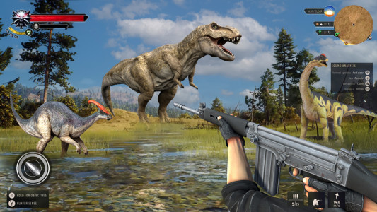 اسکرین شات بازی Dino Hunting: Dinosaur Game 3D 1