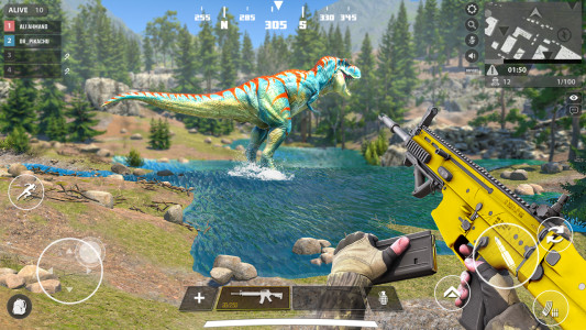 اسکرین شات 1 بازی Dino Hunting: Dinosaur Game 3D
