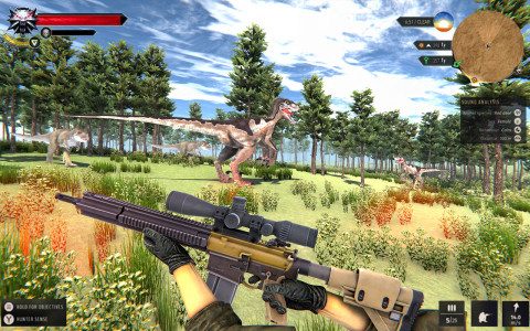 اسکرین شات بازی Dino Hunting: Dinosaur Game 3D 3