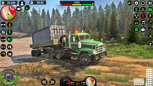 اسکرین شات بازی Snow Mud Truck Runner Offroad 1