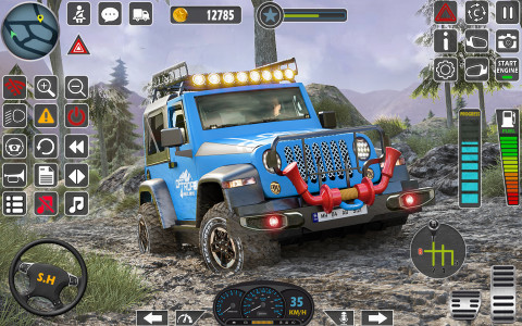 اسکرین شات بازی Offroad Jeep Driving Mud Games 3