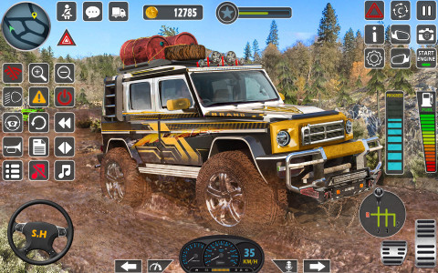 اسکرین شات بازی Offroad Jeep Driving Mud Games 6