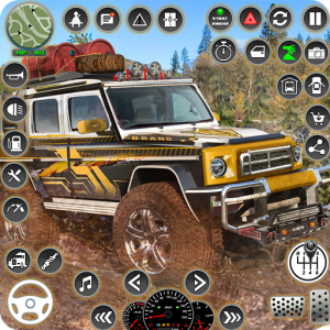 اسکرین شات بازی Offroad Jeep Driving Mud Games 1