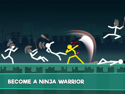 اسکرین شات بازی Stick Ninja: Stickman Battle 1