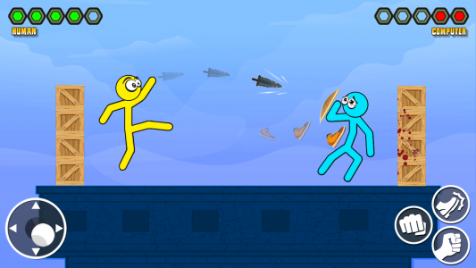 اسکرین شات بازی Stick-man Kick Fighting Game 3