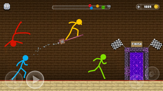 اسکرین شات 4 بازی Stick-man Parkour Run