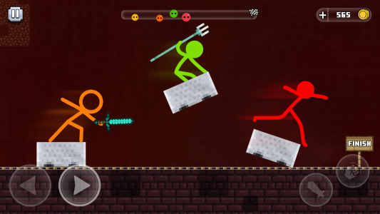 اسکرین شات 2 بازی Stick-man Parkour Run