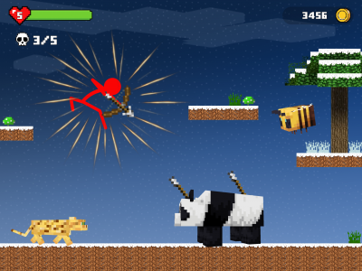 اسکرین شات 5 بازی Stick-man Battle - Craft World