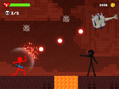 اسکرین شات 3 بازی Stick-man Battle - Craft World