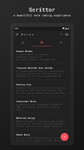 اسکرین شات برنامه Scrittor -  A simple note app 😀 1