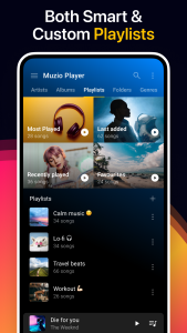 اسکرین شات برنامه Music Player - MP3 Player 5