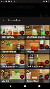 اسکرین شات 5 برنامه Shake and Strain Cocktails