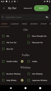 اسکرین شات 7 برنامه Shake and Strain Cocktails