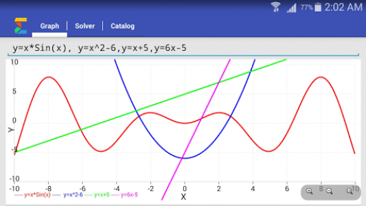 اسکرین شات برنامه Math Solver 2