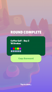اسکرین شات بازی Coffee Golf 2