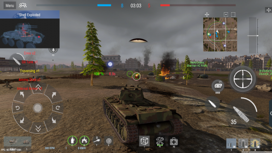 اسکرین شات 1 بازی Panzer War