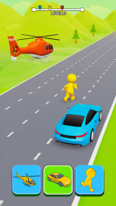 اسکرین شات 3 بازی Shape Car Transform Race