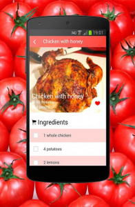 اسکرین شات برنامه Chicken Recipes 4