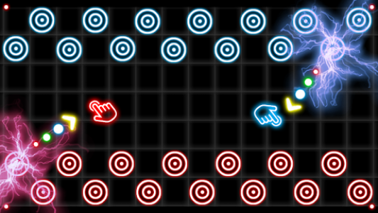 اسکرین شات بازی Glow MiniBattles - Two Players 4