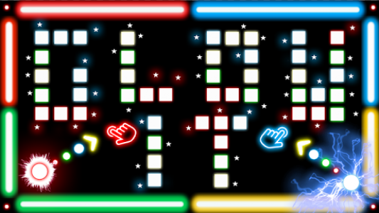 اسکرین شات بازی Glow MiniBattles - Two Players 1