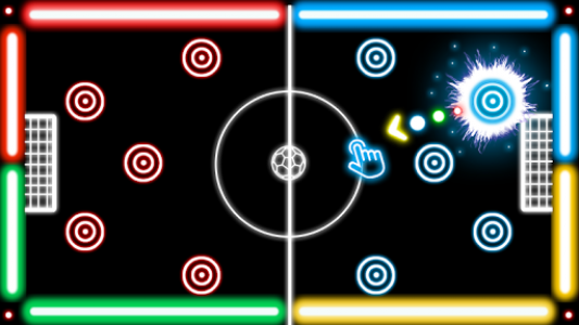 اسکرین شات بازی Glow MiniBattles - Two Players 5