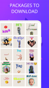 اسکرین شات برنامه Text sticker maker WASticker 2