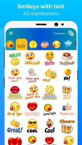 اسکرین شات برنامه WhatSmiley: Emoji WASticker 1