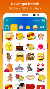 اسکرین شات برنامه WhatSmiley: Emoji WASticker 2
