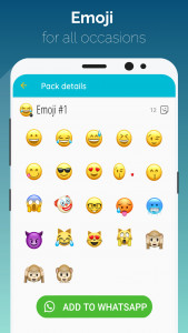 اسکرین شات برنامه Animated Emoji - WAStickerApps 4