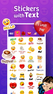 اسکرین شات برنامه WhatsLov Stickers (WASticker) 2