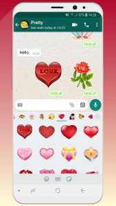 اسکرین شات برنامه WeLove stickers (WASticker) 5
