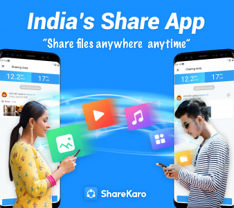 اسکرین شات برنامه ShareKaro:File Share & Manager 1