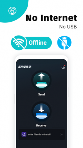 اسکرین شات برنامه ShareU - Shareit File Transfer & Offline APP Share 6