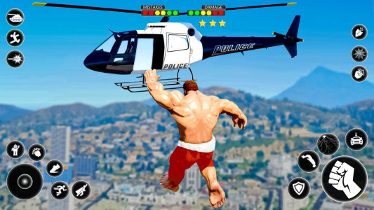 اسکرین شات 3 برنامه Grand Monster Rope hero Game