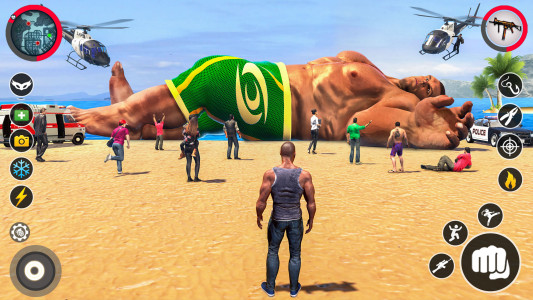 اسکرین شات 4 برنامه Grand Monster Rope hero Game