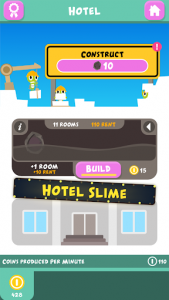 اسکرین شات بازی Hotel Slime - Clicker Game 1