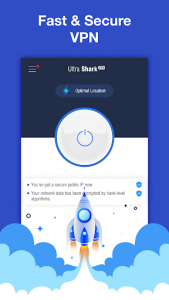 اسکرین شات 2 برنامه UltraShark VPN - Free Proxy Server & Secure VPN