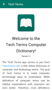 اسکرین شات برنامه Tech Terms Computer Dictionary 5