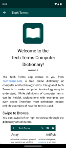 اسکرین شات برنامه Tech Terms 4